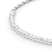Bratara argint cu perle naturale albe DiAmanti SK22505B-G